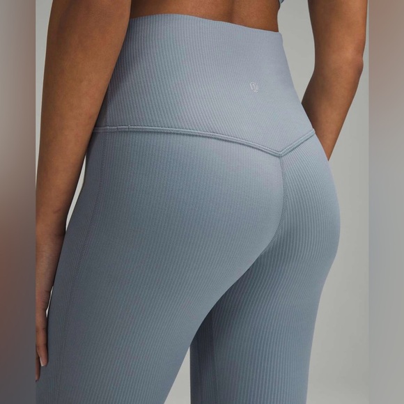Lululemon Align High-Rise Ribbed Mini-Flare Pant *Regular In Belgian Blue(?) - Picture 4 of 6